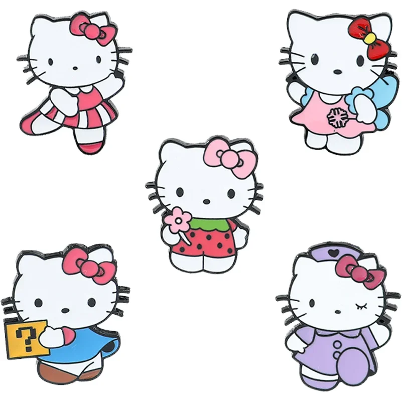 1 Set Cartoon Animation Brooch Cute Sanrio Kuromi HelloKitty Metal Badge Jewelry Clothe Cap Backpack Accessories
1 Set Cartoon Animation Brooch Cute Sanrio Kuromi HelloKitty Metal Badge Jewelry Clothe Cap Backpack Accessories