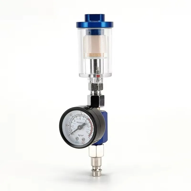 1/4"NPT Air Pressure Regulator Spray Pneumatic Gun Oil Water Trap Filter Separator Japanese European Auto Parts Regulator Gauge
1/4"NPT Air Pressure Regulator Spray Pneumatic Gun Oil Water Trap Filter Separator Japanese European Auto Parts Regulator Gauge