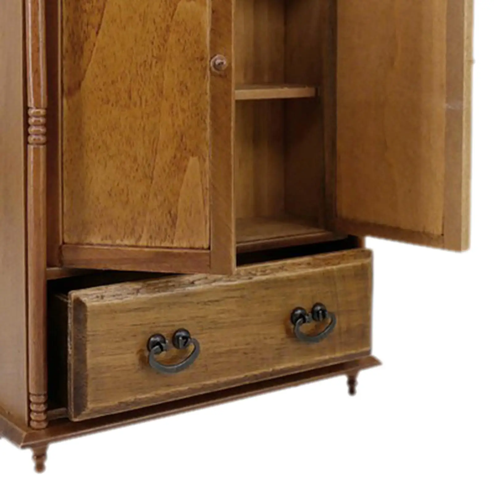 Wooden Mini Wardrobe Dollhouse Furniture 1/12 Scale Vintage Chest with Drawers Miniature Accessories for Bedroom
Wooden Mini Wardrobe Dollhouse Furniture 1/12 Scale Vintage Chest with Drawers Miniature Accessories for Bedroom