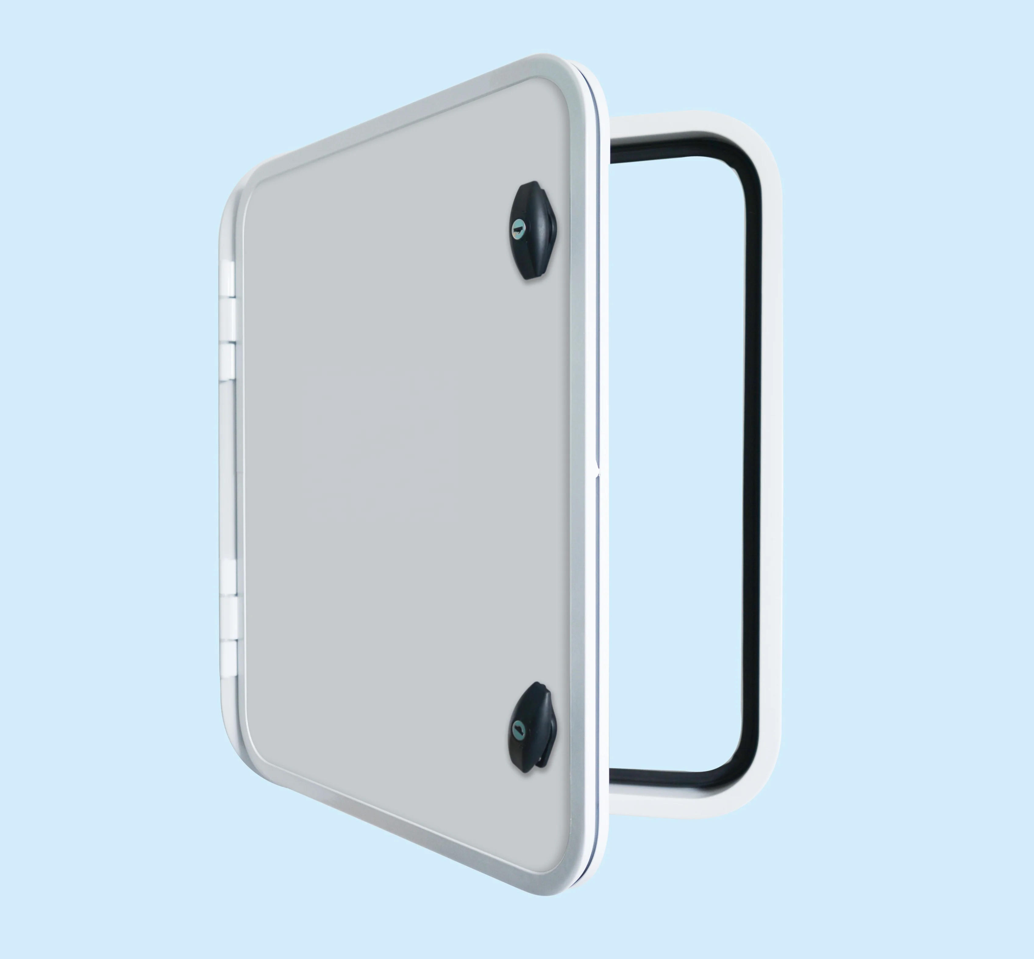 RV Caravan Motorhome Aluminum Hatch Door
RV Caravan Motorhome Aluminum Hatch Door