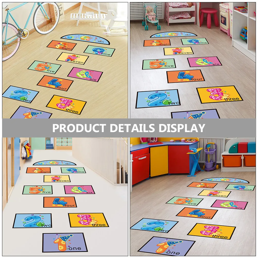 Self Adhesive Floor Stickers Kids Nursery Cartoon Number Design Bedroom Living Room Kindergarten Playroom Game Stickers Reusable
Self Adhesive Floor Stickers Kids Nursery Cartoon Number Design Bedroom Living Room Kindergarten Playroom Game Stickers Reusable