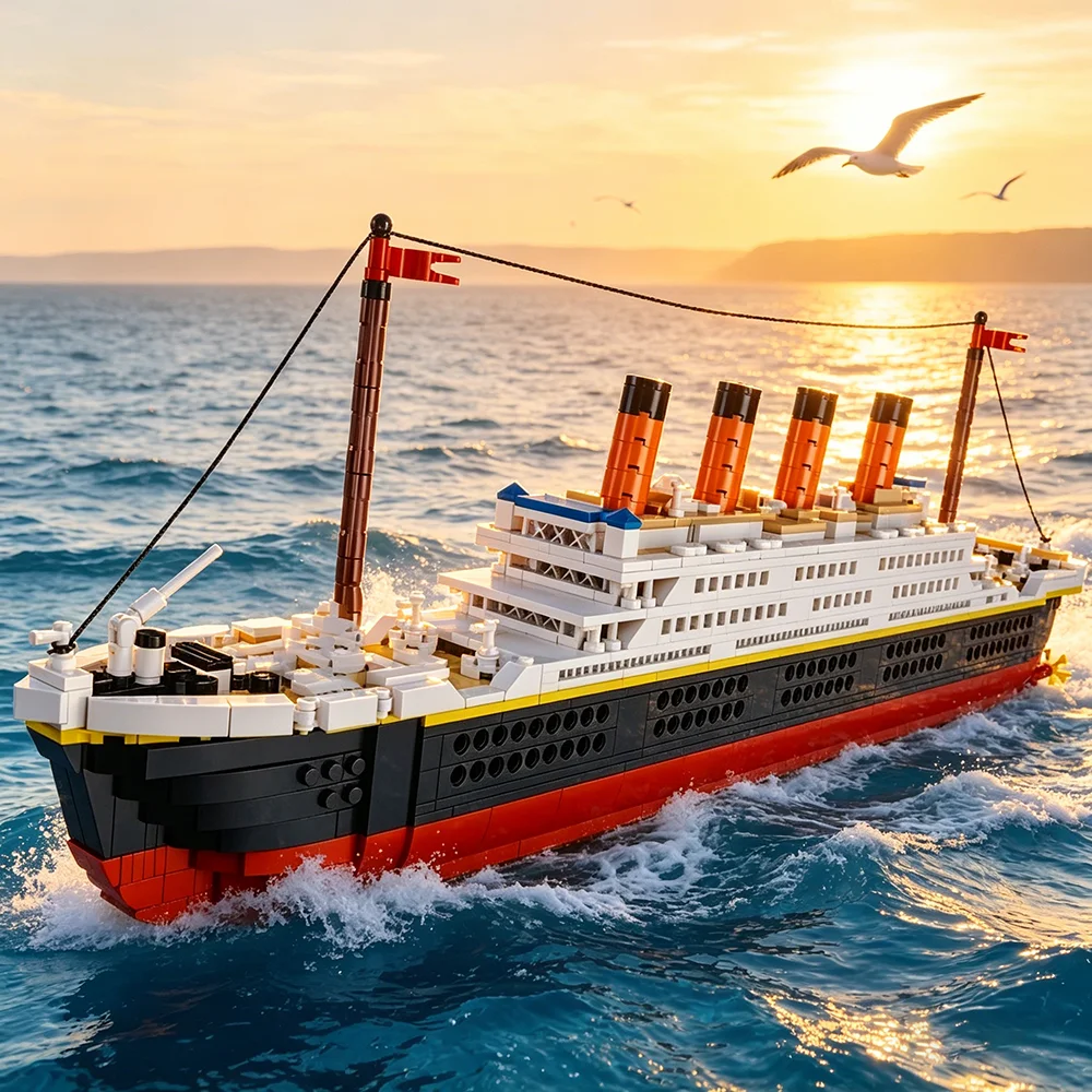Titanic Micro Mini Building Blocks A Centennial Memorial Ship Model 3D Decor Piece for History Enthusiasts and Adult Builders
Titanic Micro Mini Building Blocks A Centennial Memorial Ship Model 3D Decor Piece for History Enthusiasts and Adult Builders
