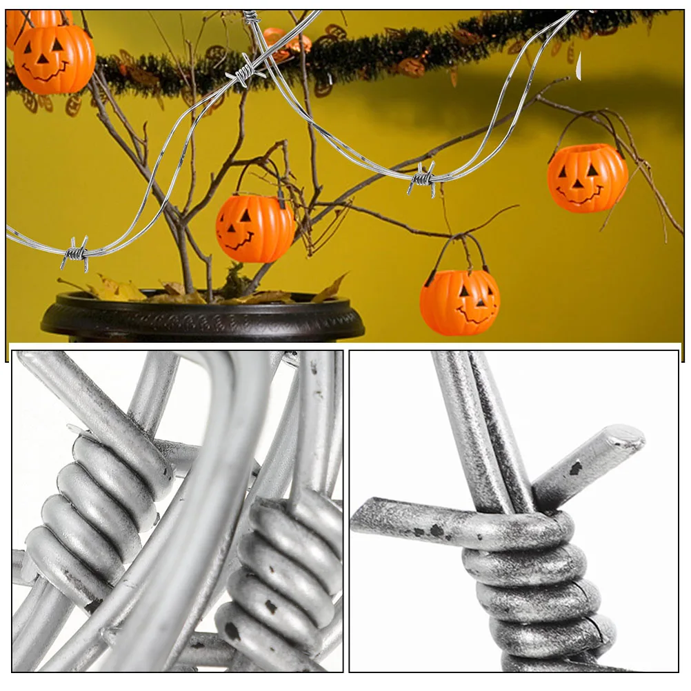 4 Pcs Wire Chain Props Halloween Party Decorations Fake Barbed Wires Garland Spooky Prank Toys Safe Materials Lightweight Proper
4 Pcs Wire Chain Props Halloween Party Decorations Fake Barbed Wires Garland Spooky Prank Toys Safe Materials Lightweight Proper