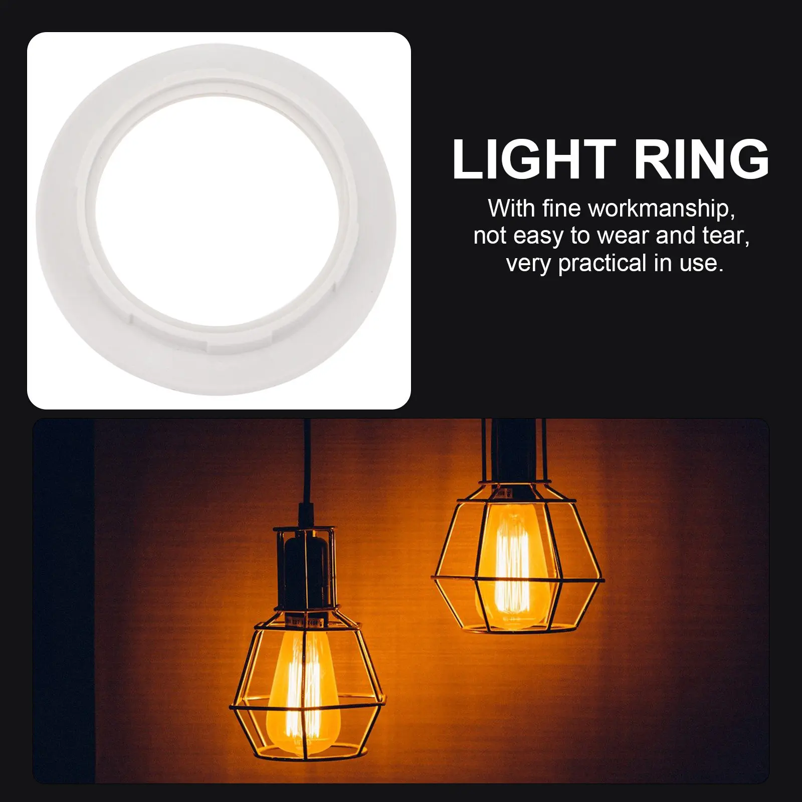 40 шт. пластиковых сменных колец для ламп, термостойкие, высококачественные, для светильников, аксессуары для освещения
40 шт. пластиковых сменных колец для ламп, термостойкие, высококачественные, для светильников, аксессуары для освещения