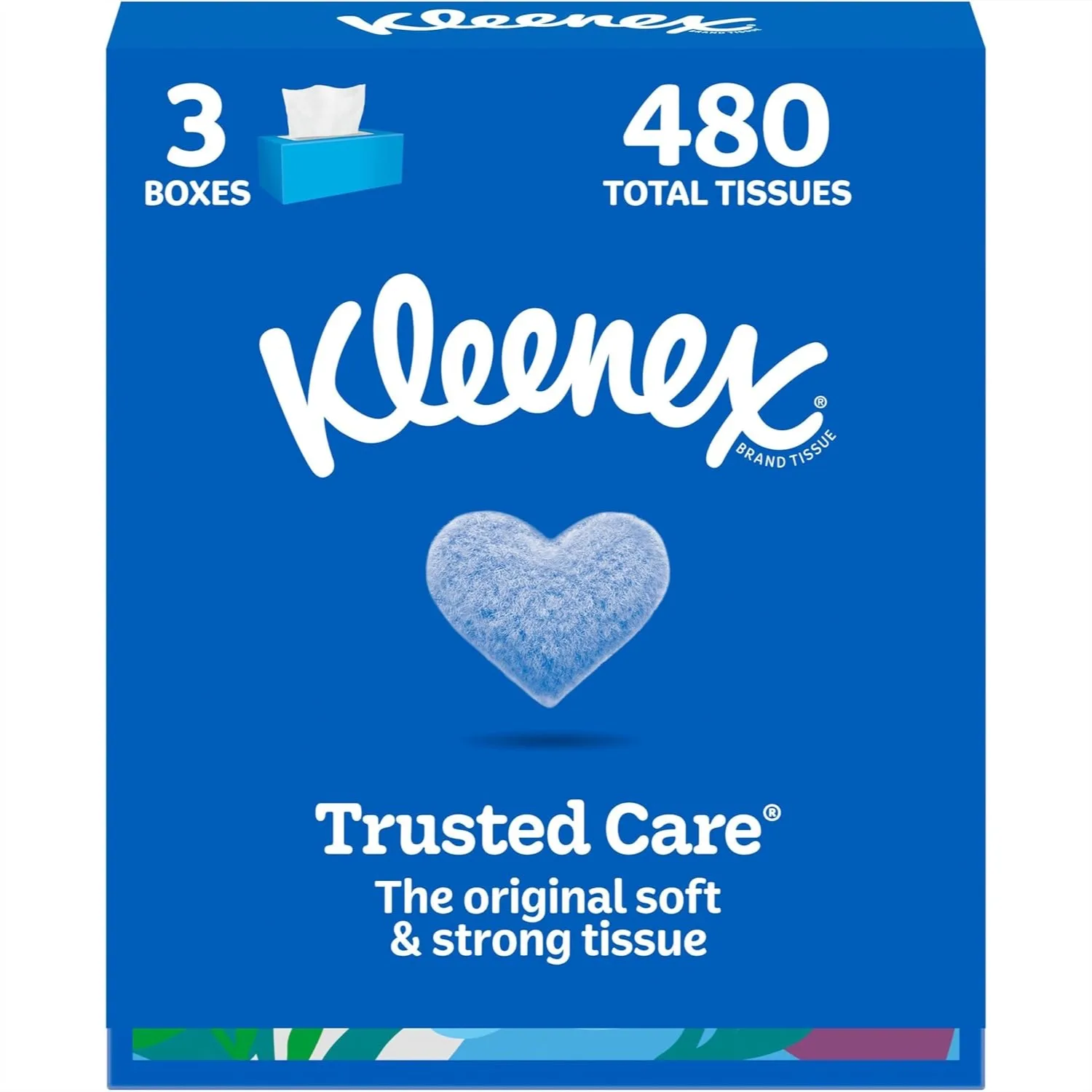 Facial Tissues, 3 Flat Boxes, 160 Tissues per Box, 2-Ply (480 Total), Soft & Strong for Everyday Use
Facial Tissues, 3 Flat Boxes, 160 Tissues per Box, 2-Ply (480 Total), Soft & Strong for Everyday Use
