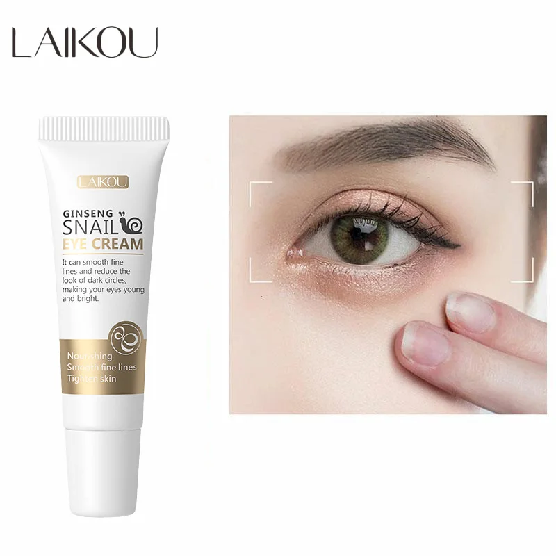 LAIKOU Snail Eye Cream Moisturizing Remove Dark Circles Anti Aging Eyes Bags Puffiness Fades Fine Lines 15g
LAIKOU Snail Eye Cream Moisturizing Remove Dark Circles Anti Aging Eyes Bags Puffiness Fades Fine Lines 15g
