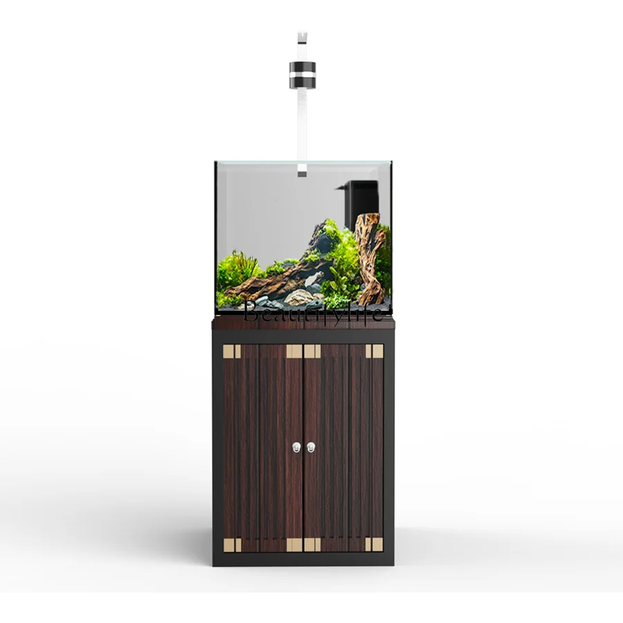 Living room square floor fish tank ultra-white glass integrated ecological bottom filter grass tank
Living room square floor fish tank ultra-white glass integrated ecological bottom filter grass tank