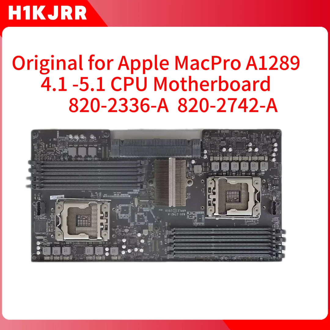 Original for Apple MacPro A1289 4.1 5.1 Dual CPU Motherboard Compatible with 820-2336-A 820-2742-A for Desktop Computers
Original for Apple MacPro A1289 4.1 5.1 Dual CPU Motherboard Compatible with 820-2336-A 820-2742-A for Desktop Computers