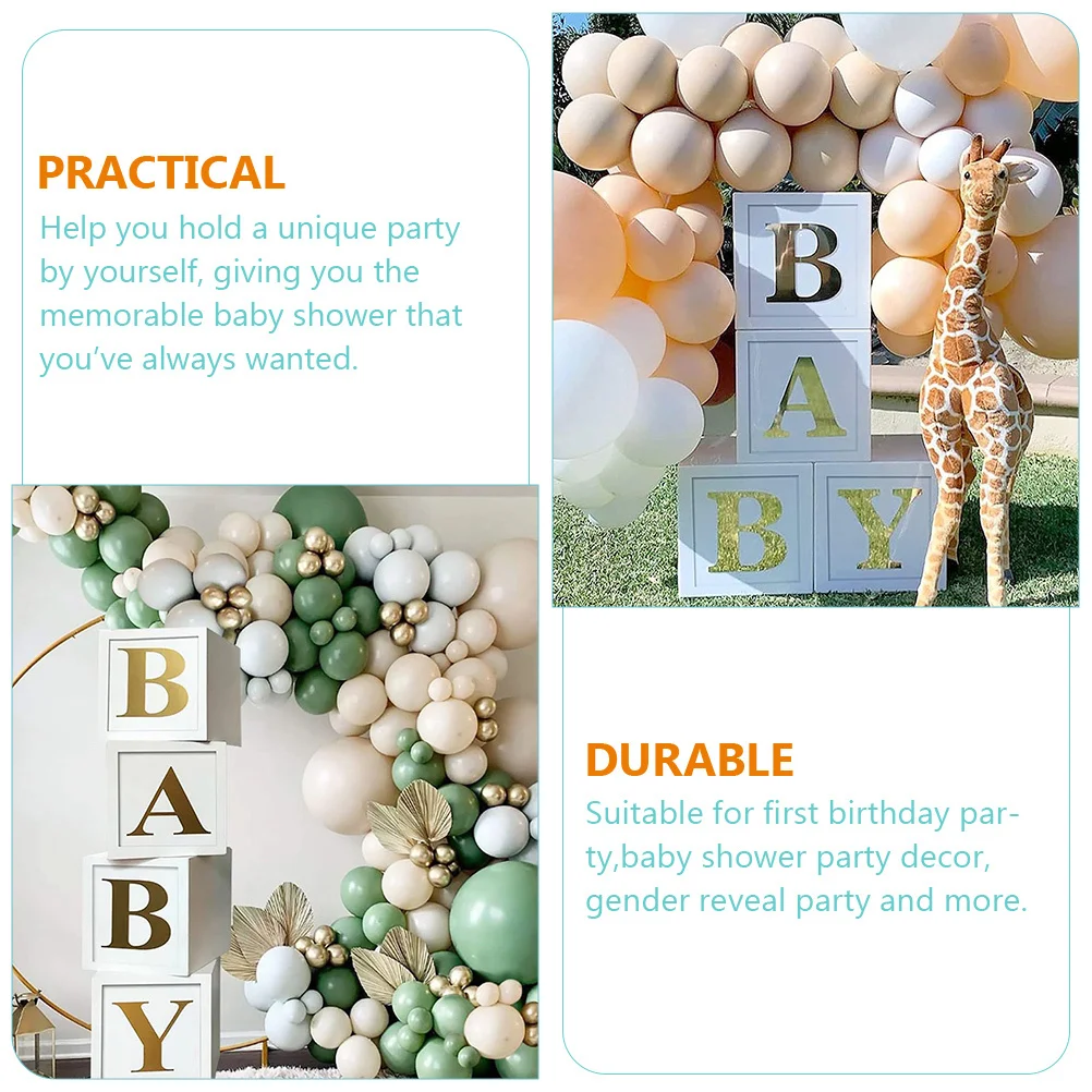 1Set Baby Balloon Box Set Letters Decorations Boy Baby Shower Party Gender Reveal Decor Photography Prop Balloon Boxes
1Set Baby Balloon Box Set Letters Decorations Boy Baby Shower Party Gender Reveal Decor Photography Prop Balloon Boxes