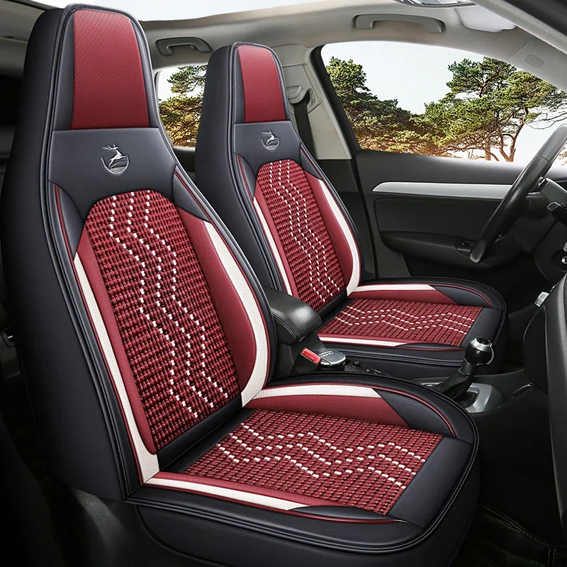 2Pcs Front Seat Covers Full Wrap All-Season Breathable Cooling Ice Silk for One-Piece Integrated Front Seats Universal Fit
2Pcs Front Seat Covers Full Wrap All-Season Breathable Cooling Ice Silk for One-Piece Integrated Front Seats Universal Fit