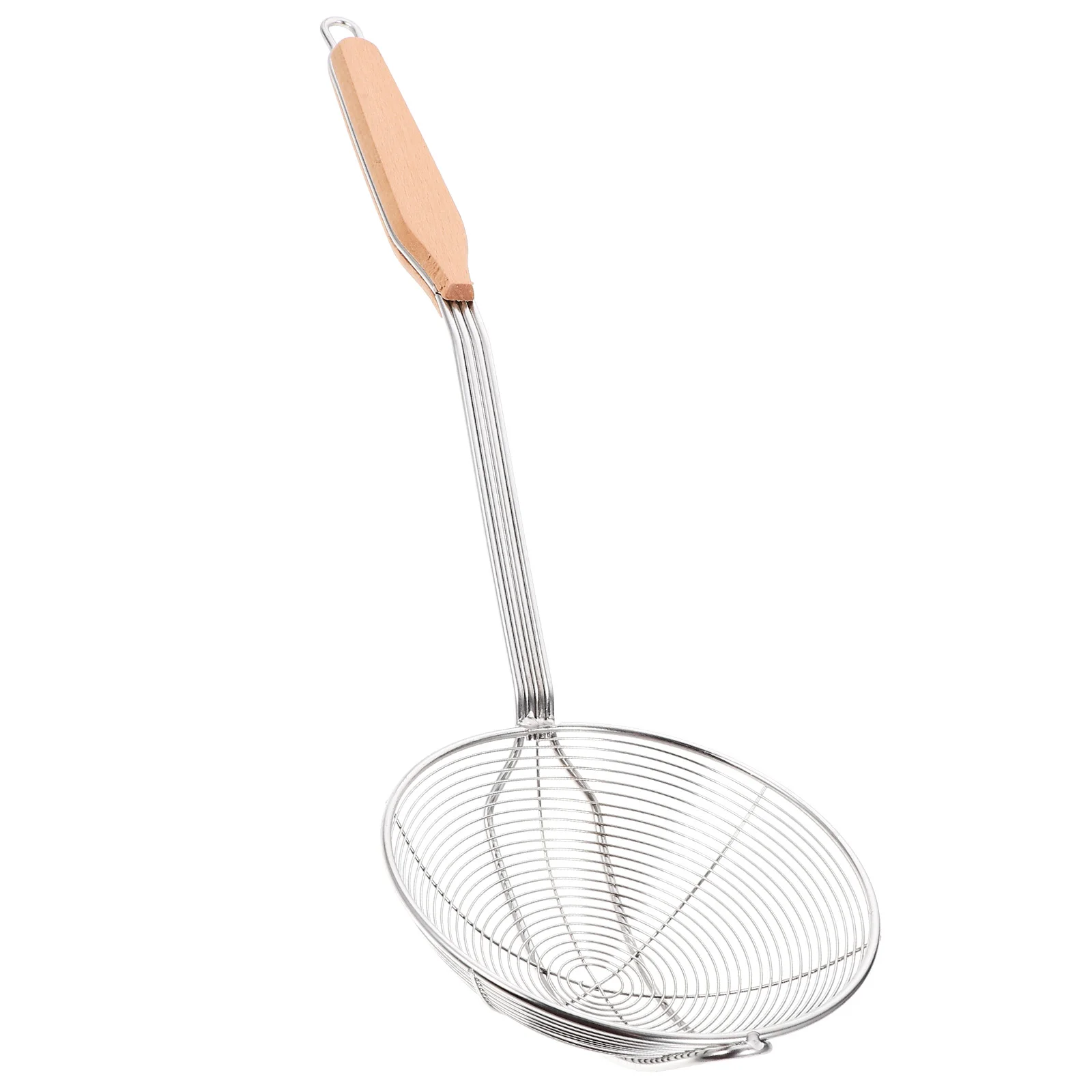 Wooden Handle Wire Leaking Net Frying Spoon Strainer Kitchenware Stainless Steel Skimmer with Utensil
Wooden Handle Wire Leaking Net Frying Spoon Strainer Kitchenware Stainless Steel Skimmer with Utensil