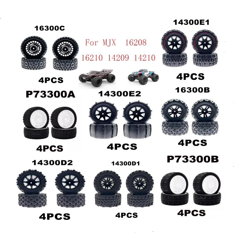 MJX 16208 16210 14209 14210 Brushless RC Remote Control Car Upgrade Parts Off-Road Vehicle Upgrade Tires
MJX 16208 16210 14209 14210 Brushless RC Remote Control Car Upgrade Parts Off-Road Vehicle Upgrade Tires