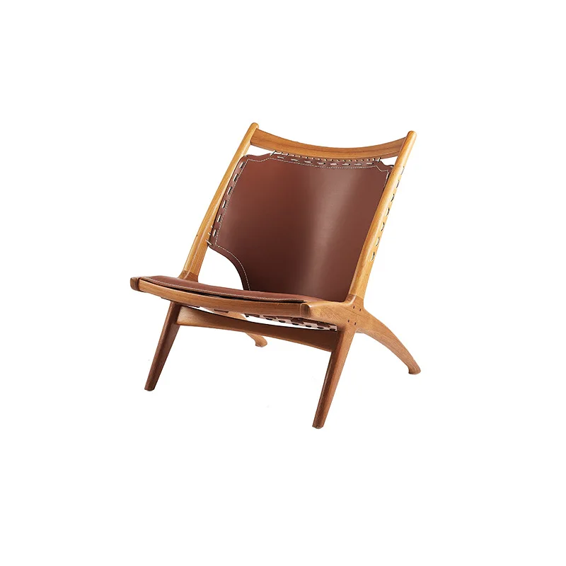 Living Room Home Single Chair Backrest Retro Solid Wood Single Chair Nordic Light Luxury Saddle Leather Sofa Chair
Living Room Home Single Chair Backrest Retro Solid Wood Single Chair Nordic Light Luxury Saddle Leather Sofa Chair