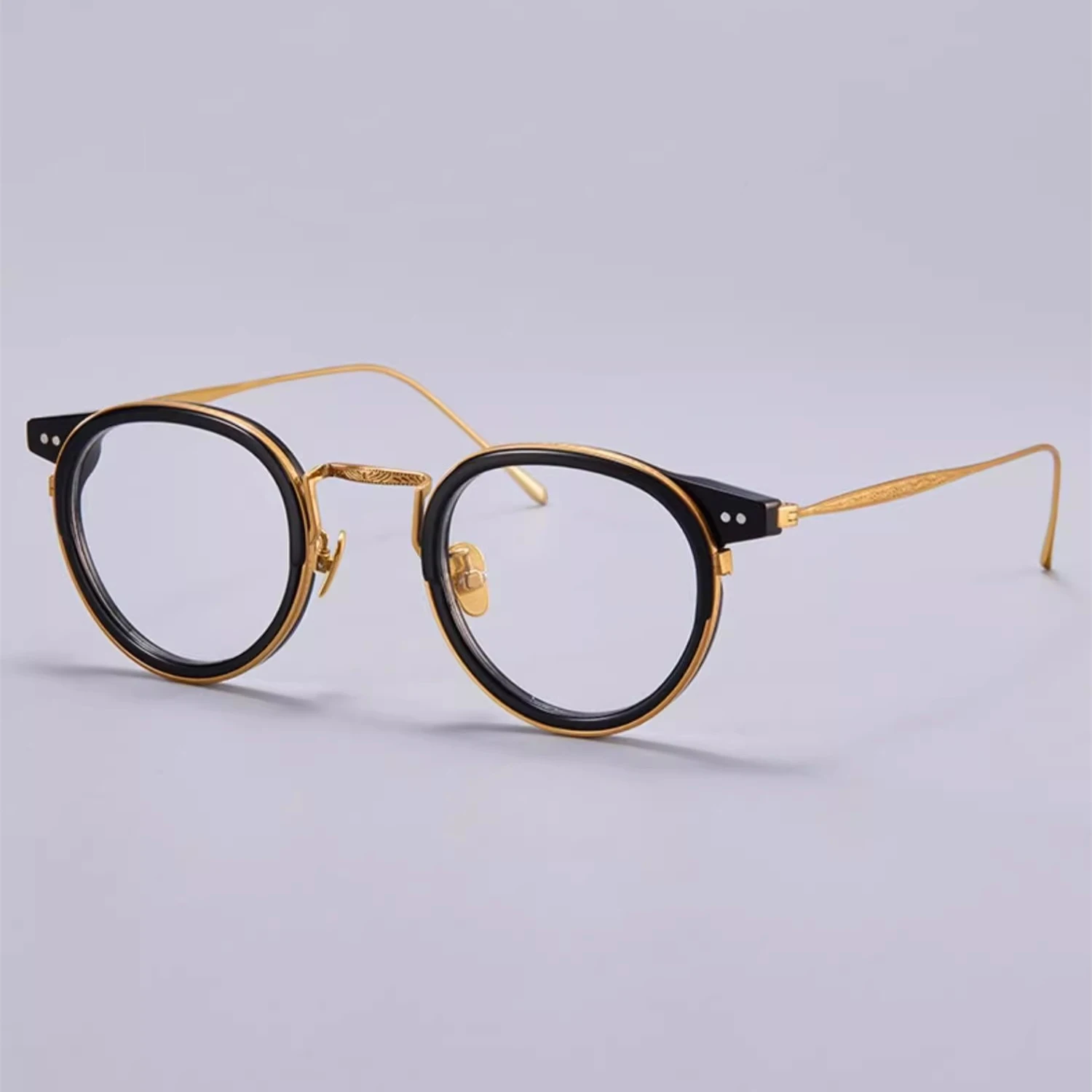 Handmade Vintage Titanium Round Glasses Frame Men Retro Ultralight Eyeglasses Women Japanese Brand Design Trendy Eyewear
Handmade Vintage Titanium Round Glasses Frame Men Retro Ultralight Eyeglasses Women Japanese Brand Design Trendy Eyewear