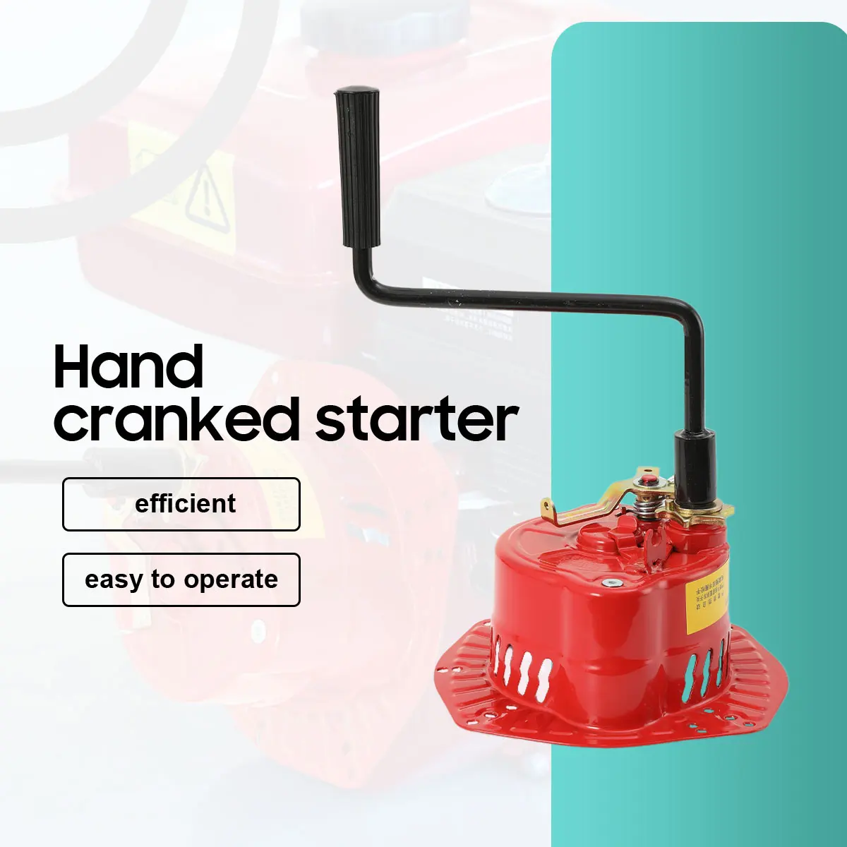 Hand Crank No-pull Starter for Petrol Engine Generator Dosing Machine Replacement for 170F 173F 178F 186F 188F 192F 195F(Clockwise)
Hand Crank No-pull Starter for Petrol Engine Generator Dosing Machine Replacement for 170F 173F 178F 186F 188F 192F 195F(Clockwise)