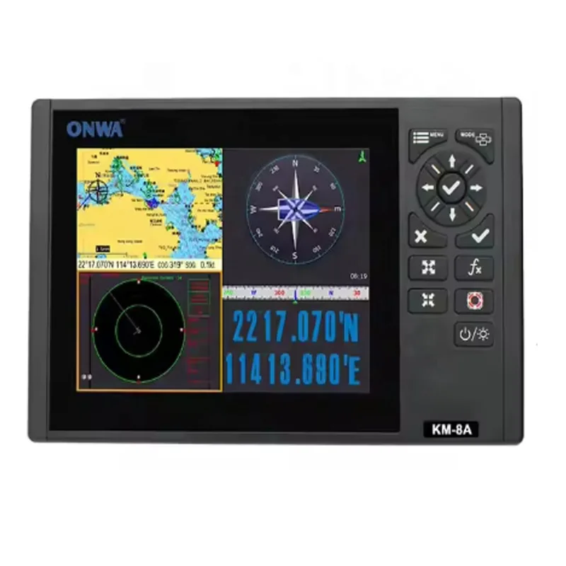 KM-8A 8-inch GPS Chart Plotter Multi Function Display with GPS Fish Finder/depth Sounder/Echo Sounder +fish Transducer
KM-8A 8-inch GPS Chart Plotter Multi Function Display with GPS Fish Finder/depth Sounder/Echo Sounder +fish Transducer