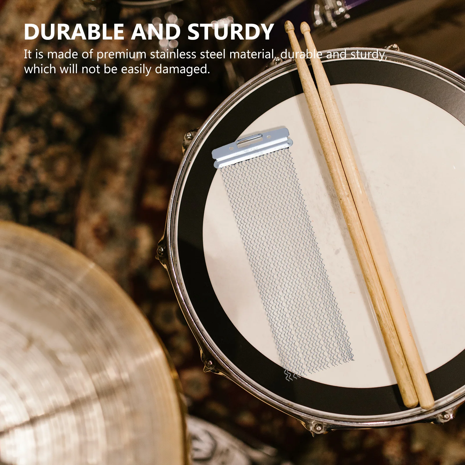 Professional Snare Drum String Wire Durable Stainless Steel Replacement Part Stable Sound Snare Drum Accessory
Professional Snare Drum String Wire Durable Stainless Steel Replacement Part Stable Sound Snare Drum Accessory