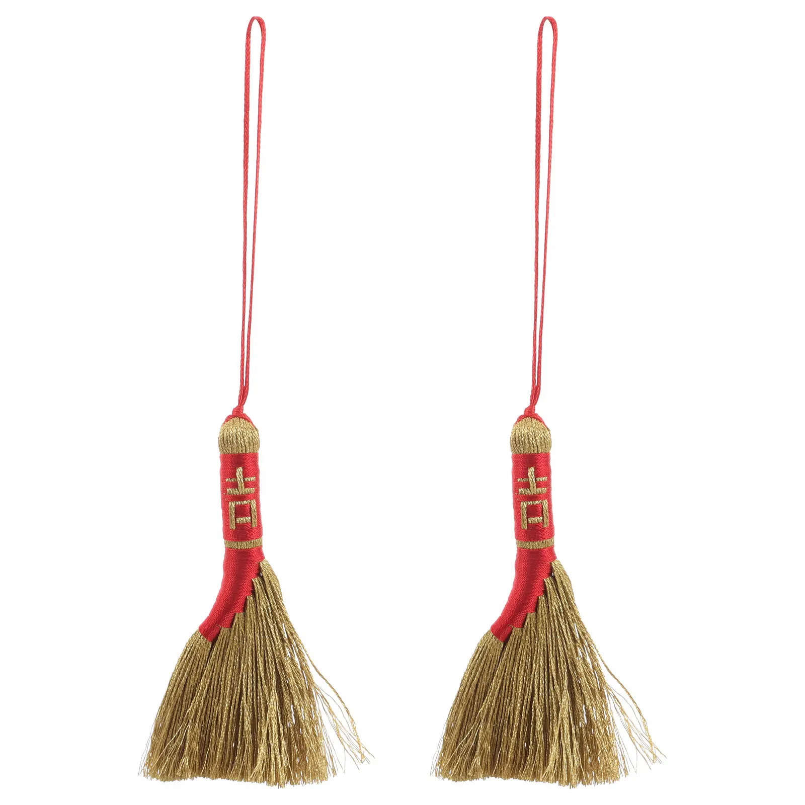 2pcs Mini Tassel Broom Pendant For Bedroom Ornaments Chinese Style Keychain Charm Decor Festive Hanging Bag Pendant
2pcs Mini Tassel Broom Pendant For Bedroom Ornaments Chinese Style Keychain Charm Decor Festive Hanging Bag Pendant