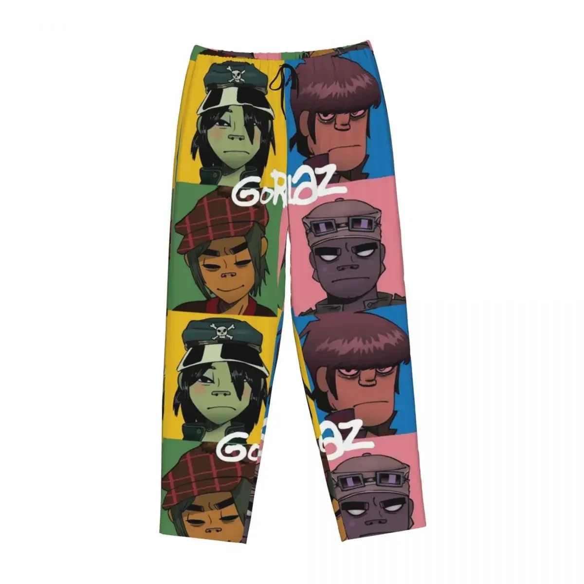 Женские пижамные брюки Custom Gorillaz Virtual Band Music с карманами для отдыха и сна
Женские пижамные брюки Custom Gorillaz Virtual Band Music с карманами для отдыха и сна