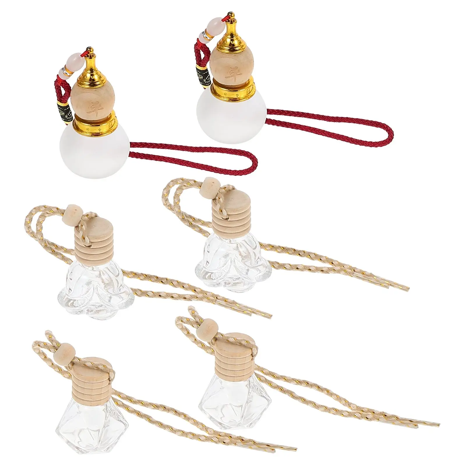 6pcs Car Aromatherapy Empty Bottles Hanging Diffuser Glass Ornament for Auto Car Perfume Pendant Accessory Creative Gift
6pcs Car Aromatherapy Empty Bottles Hanging Diffuser Glass Ornament for Auto Car Perfume Pendant Accessory Creative Gift