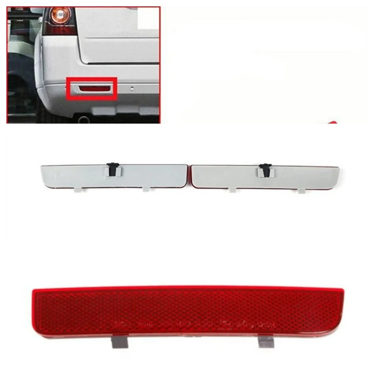 Rear Bumper Reflector Lenses Left Right For Land Rover Range Rover L322,for Freelander 2 LR2 08-2015 LR006348 LR006349
Rear Bumper Reflector Lenses Left Right For Land Rover Range Rover L322,for Freelander 2 LR2 08-2015 LR006348 LR006349