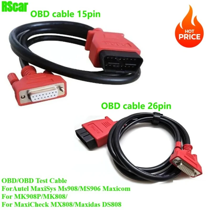 Новый опционный кабель OBD2 OBD 16PIN Convert DB15 DB26 для диагностической линии Autel 908/MS906/905/908PRO, 15-контактный 26-контактный разъем адаптера
Новый опционный кабель OBD2 OBD 16PIN Convert DB15 DB26 для диагностической линии Autel 908/MS906/905/908PRO, 15-контактный 26-контактный разъем адаптера