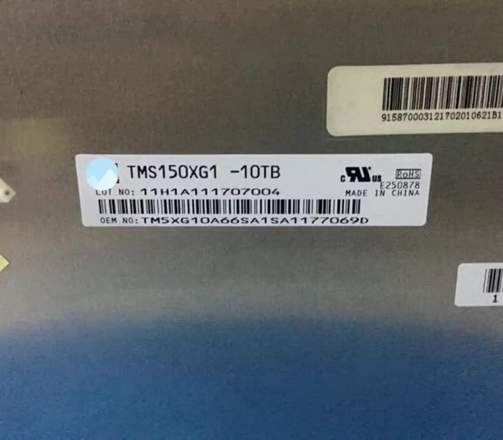 Original new TMS150XG1-10TB 15 inch 1024x768 LCD Panel Display
Original new TMS150XG1-10TB 15 inch 1024x768 LCD Panel Display