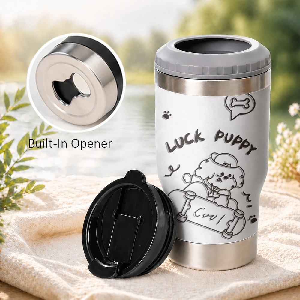 Cute ins Puppy Lines Vacuum Flasks 4-in-1 Versatile Cooler: One Cup, Total Freedom from Brews to Beer
Cute ins Puppy Lines Vacuum Flasks 4-in-1 Versatile Cooler: One Cup, Total Freedom from Brews to Beer