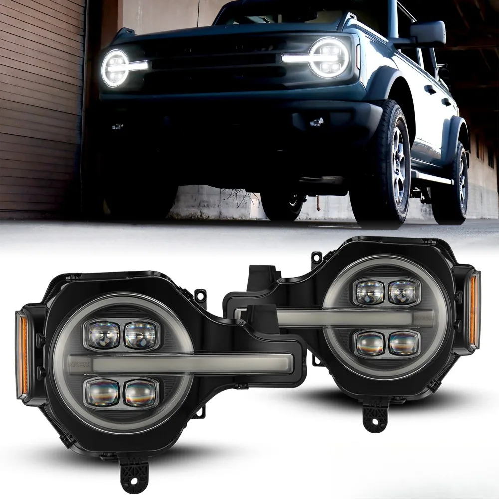 For AREX 21-25 Ford Bronco / 22-25 Ford Bronco Raptor NOVA-Series LED Projector
For AREX 21-25 Ford Bronco / 22-25 Ford Bronco Raptor NOVA-Series LED Projector