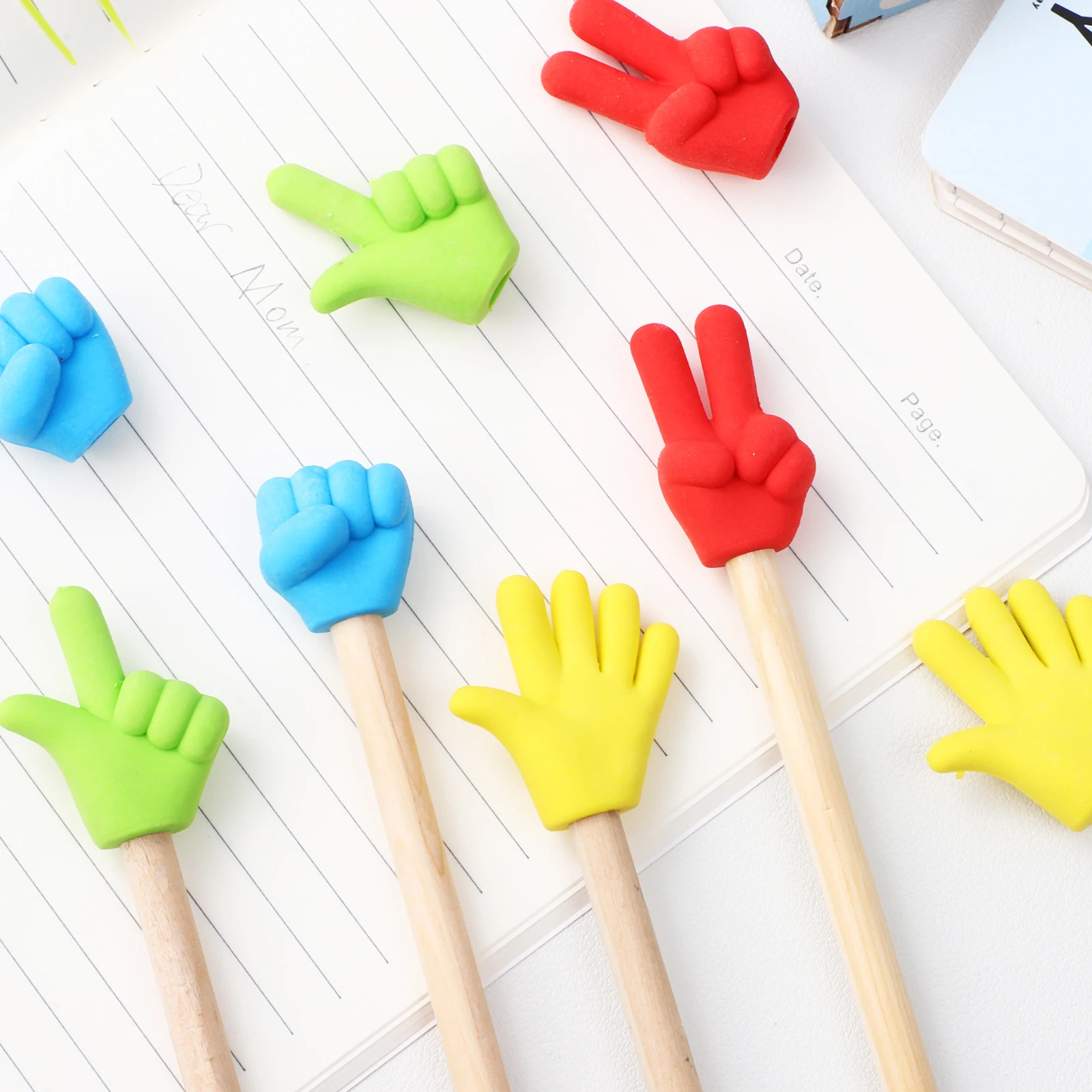 16 Pcs Pencil Erasers Cute Rubber Cap Eraser Bulk Creative Scissors Rock Paper Shapes School Office Supplies Gift
16 Pcs Pencil Erasers Cute Rubber Cap Eraser Bulk Creative Scissors Rock Paper Shapes School Office Supplies Gift