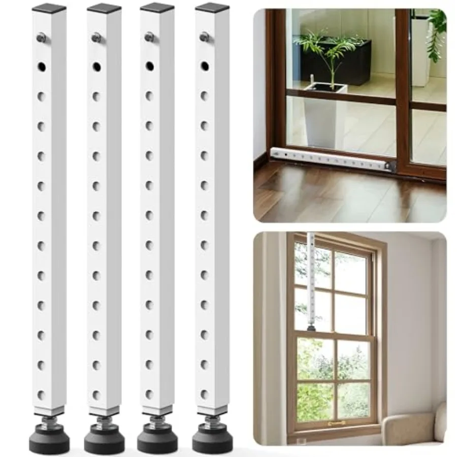 Window Security Bar, 17-33 inch Adjustable Sliding Door Security Bar Lock with Rubber Tips, Sliding Window Lock Bar for/Patio G
Window Security Bar, 17-33 inch Adjustable Sliding Door Security Bar Lock with Rubber Tips, Sliding Window Lock Bar for/Patio G