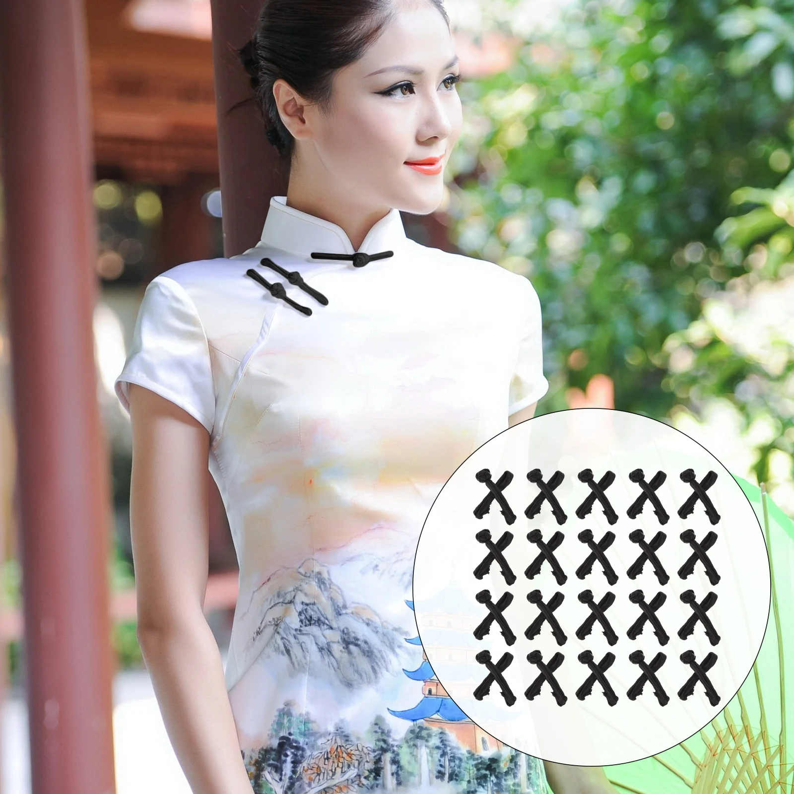 20 Pcs One-shaped Buttons Traditional Chinese Closure Fashionable Sewing Fastener Non-fading Cloth Material Clothes Accessories
20 Pcs One-shaped Buttons Traditional Chinese Closure Fashionable Sewing Fastener Non-fading Cloth Material Clothes Accessories