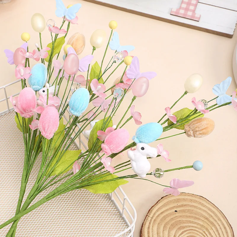 Easter Eggs And Rabbitstree Branch Fake Plant Diy Bouquets Flower Arrangements Decorations Branch Cuttings Party Decoration
Easter Eggs And Rabbitstree Branch Fake Plant Diy Bouquets Flower Arrangements Decorations Branch Cuttings Party Decoration