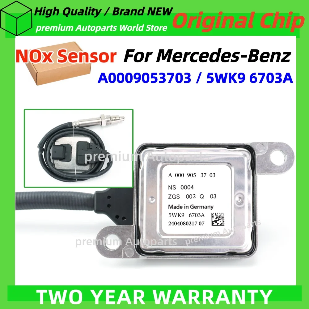 5WK96703C A0009053703 5WK96703A Quality New Nitrogen Oxide Sensor Nox Sensor for Mercedes-Benz CLA350 GLE350 GLE400 ML350
5WK96703C A0009053703 5WK96703A Quality New Nitrogen Oxide Sensor Nox Sensor for Mercedes-Benz CLA350 GLE350 GLE400 ML350
