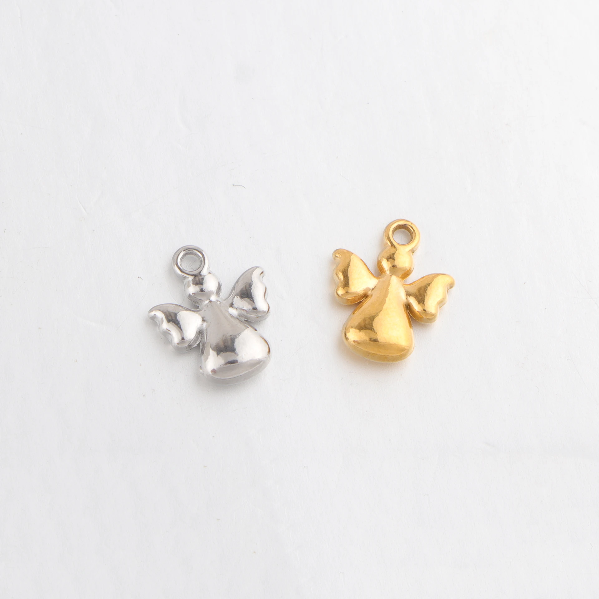 20pcs/lot Stainless Steel Mini Angel Charm Pendant for DIY Necklace Earring Bracelet Jewelry Making Accessories Wholesale
20pcs/lot Stainless Steel Mini Angel Charm Pendant for DIY Necklace Earring Bracelet Jewelry Making Accessories Wholesale