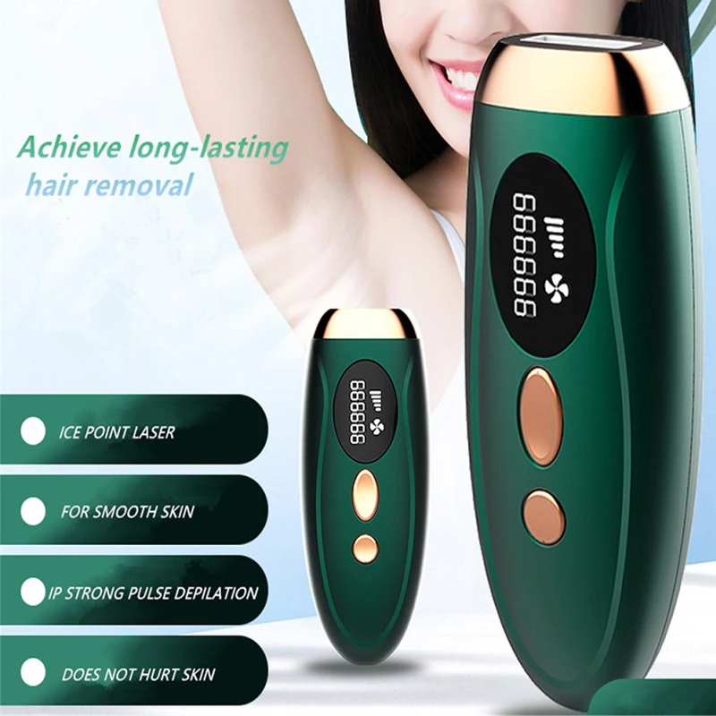 Portable home laser hair removal machine, painless female hair removal laser, handheld ipl hair removal cold cooling device
Portable home laser hair removal machine, painless female hair removal laser, handheld ipl hair removal cold cooling device