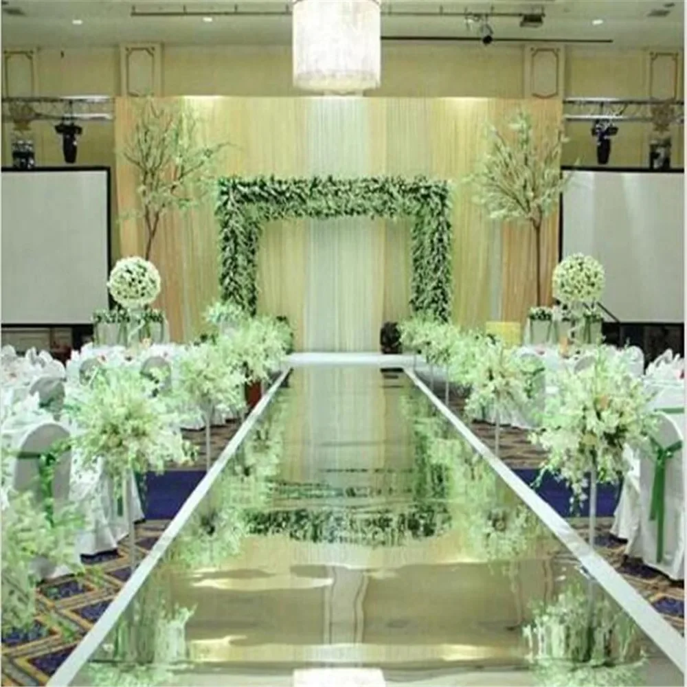 Mirror Wedding AisleRunnerCarpet, 1m Wide Gold Silver Mirror Floor Mat for Romantic WeddingParty Decor, 10m Per Roll Hot Selling
Mirror Wedding AisleRunnerCarpet, 1m Wide Gold Silver Mirror Floor Mat for Romantic WeddingParty Decor, 10m Per Roll Hot Selling