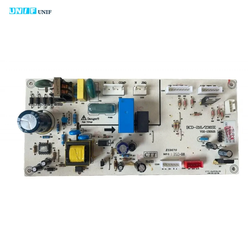Replaced Fridge Control Board 502301000075 for Midea Bcd-216Temn(N) Bcd-215Tem
Replaced Fridge Control Board 502301000075 for Midea Bcd-216Temn(N) Bcd-215Tem