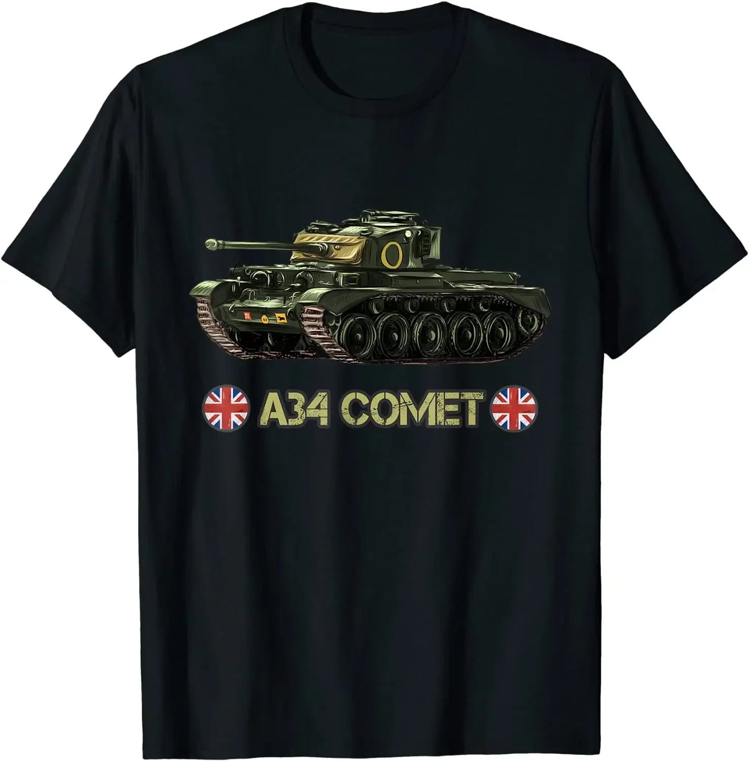 World War 2 British Army Tank A34 Comet Men T-Shirt Short Casual 100% COTTON O-Neck t shirt
World War 2 British Army Tank A34 Comet Men T-Shirt Short Casual 100% COTTON O-Neck t shirt