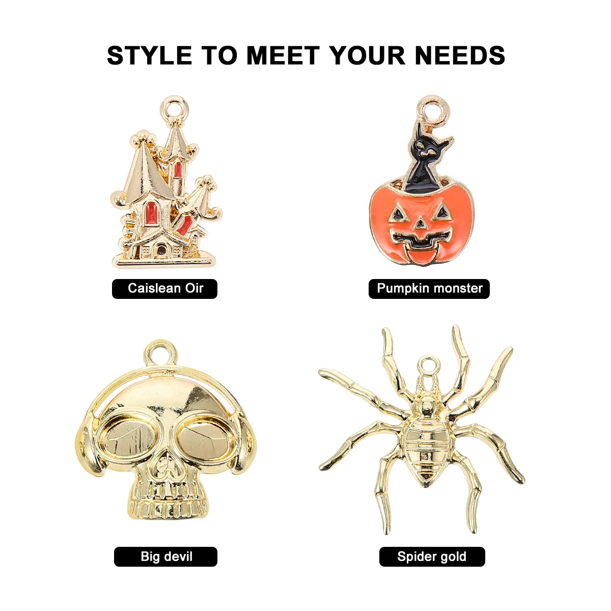 20Pcs Halloween Alloy Pendants Necklace Earring Pendants Multipurpose DIY Jewelry Accessory Halloween Decorations
20Pcs Halloween Alloy Pendants Necklace Earring Pendants Multipurpose DIY Jewelry Accessory Halloween Decorations