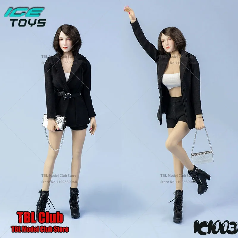 ICE TOYS IC1003 3Pcs/set 1/6 Women Black Suit Shorts Casual Business Wear Clothes Fit 12-inch TBL PH JIAOU Soldier Action Figure
ICE TOYS IC1003 3Pcs/set 1/6 Women Black Suit Shorts Casual Business Wear Clothes Fit 12-inch TBL PH JIAOU Soldier Action Figure