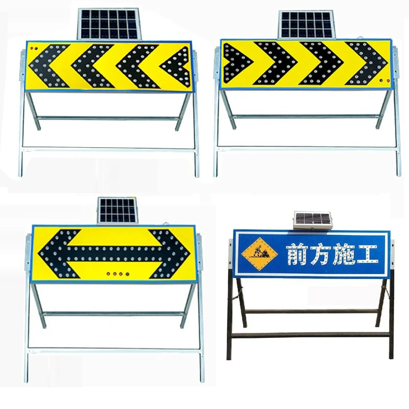 Traffic warning lights, signs, solar safety warnings
Traffic warning lights, signs, solar safety warnings