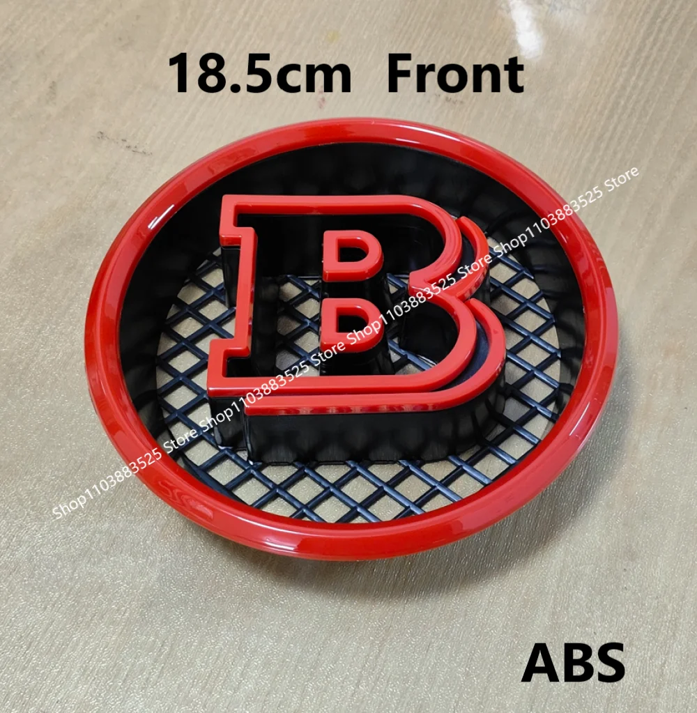 ABS 18.5cm B Logo front grille Emblem Badge for BRABUS G63 G65 W463 G500 G350 front Badge door modify Accessories
ABS 18.5cm B Logo front grille Emblem Badge for BRABUS G63 G65 W463 G500 G350 front Badge door modify Accessories