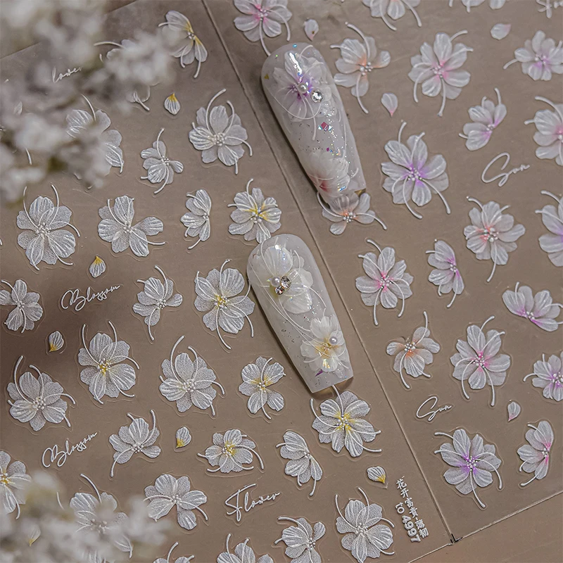 Sticker Gold Stamping Soft Adhesive Relief Adhesive Chic Manicure Decals Fashion Cherry Blossom Flower Sakura Spring 5D Nail Art
Sticker Gold Stamping Soft Adhesive Relief Adhesive Chic Manicure Decals Fashion Cherry Blossom Flower Sakura Spring 5D Nail Art