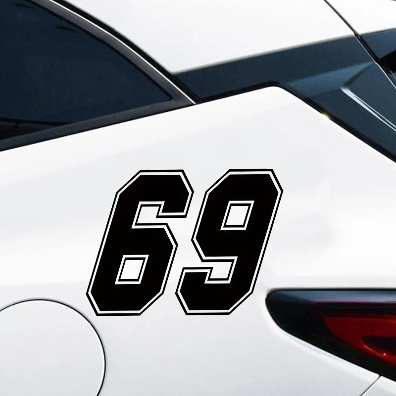 15x11cm Racing Number 69 Waterproof Vinyl Decal Durable Race Car Sticker For Motorbike Helmet Truck SUV Window Luggage Decor
15x11cm Racing Number 69 Waterproof Vinyl Decal Durable Race Car Sticker For Motorbike Helmet Truck SUV Window Luggage Decor