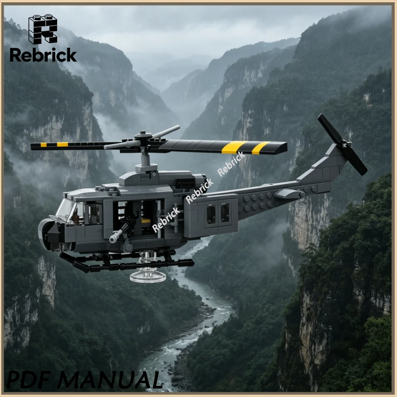 Classic Military Utility MOC Building Blocks Vintage Mid-air Transport Chopper Classic War Aircraft Model DIY Assembly Bricks
Classic Military Utility MOC Building Blocks Vintage Mid-air Transport Chopper Classic War Aircraft Model DIY Assembly Bricks