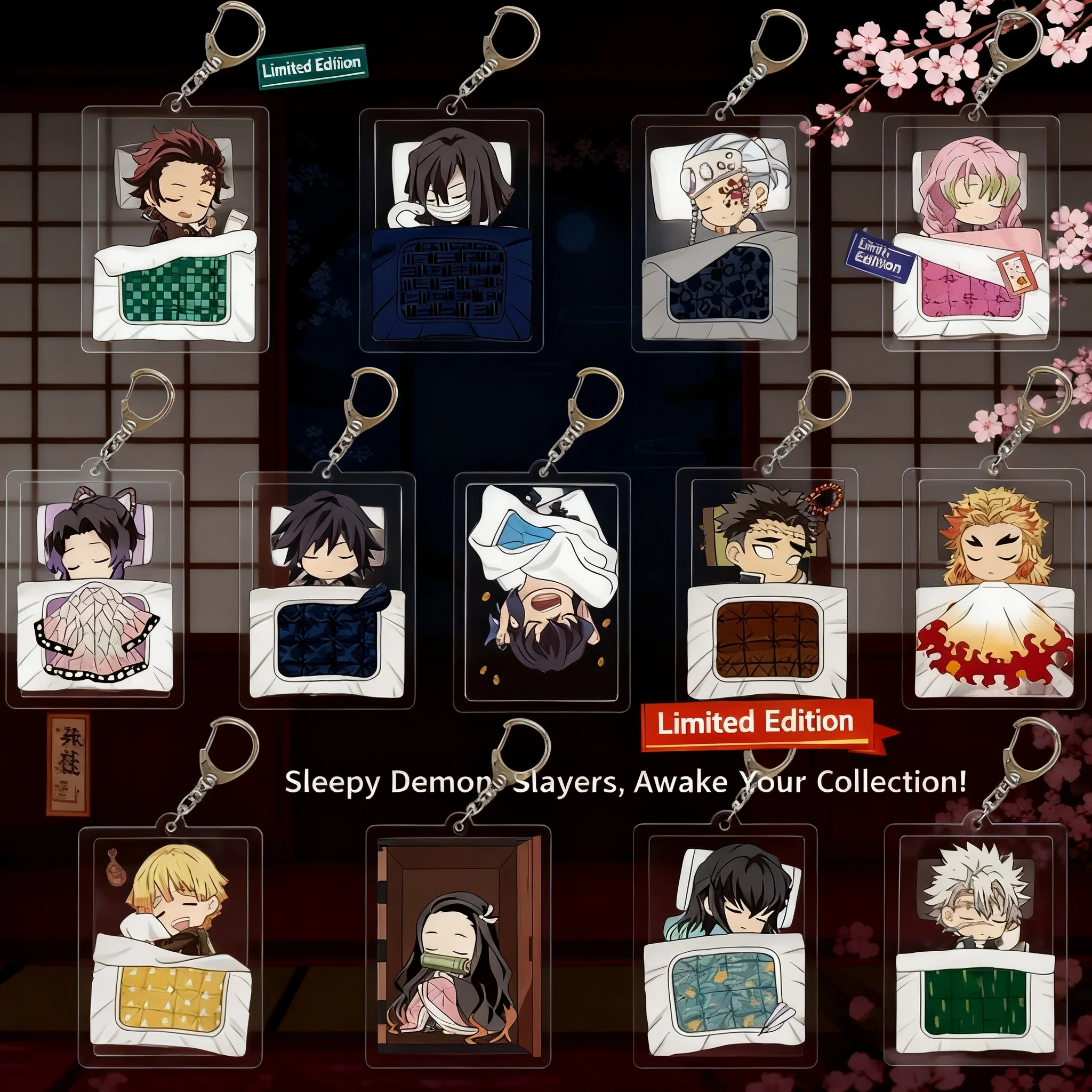 Anime Demon Slayer Acrylic Keychain Transparent Pendant Accessories Merchandise Cosplay Gift for Fans Collection Kawaii Cute
Anime Demon Slayer Acrylic Keychain Transparent Pendant Accessories Merchandise Cosplay Gift for Fans Collection Kawaii Cute