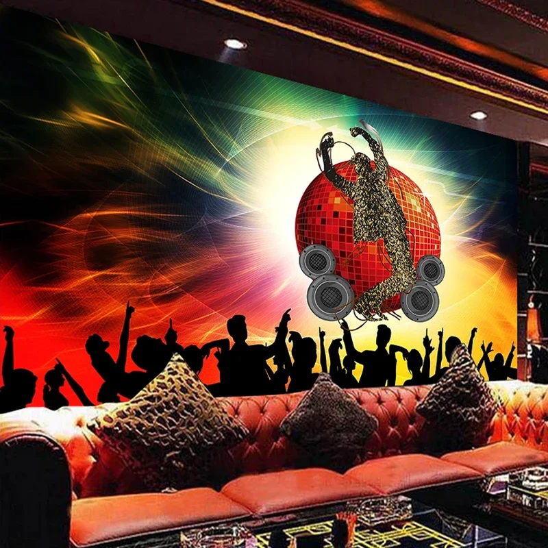 Custom Mural Wall Paper Dance Hall KTV Music Bar Tooling Background 3D Poster Art Wall Painting Living Room Decoration Wallpaper
Custom Mural Wall Paper Dance Hall KTV Music Bar Tooling Background 3D Poster Art Wall Painting Living Room Decoration Wallpaper