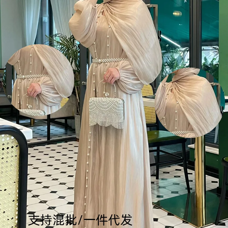 2026 Spring Summer Women's Bubble Sleeve Beaded Cardigan & Sleeveless Maxi Dress Matching Set Outfit Clothing
2026 Spring Summer Women's Bubble Sleeve Beaded Cardigan & Sleeveless Maxi Dress Matching Set Outfit Clothing