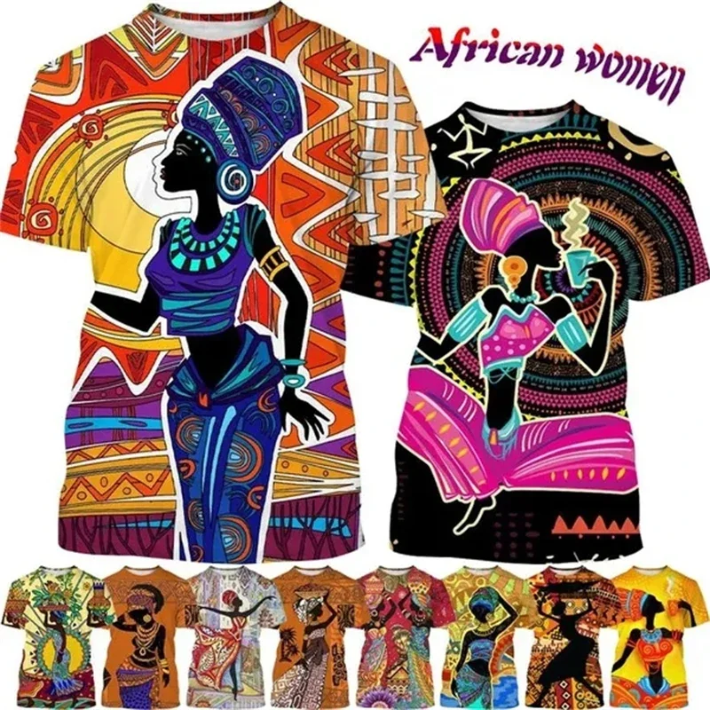New Arrivals African Men's Women's Short Sleeve 3D T-Shirt Best Selle Ethnic Style Print Graphic Fashion Street Personality Tee
New Arrivals African Men's Women's Short Sleeve 3D T-Shirt Best Selle Ethnic Style Print Graphic Fashion Street Personality Tee